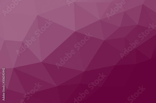 Tyrian purple gradient triangle background, abstract polygon pattern. Tyrian red, Phoenician purple, royal purple, imperial purple background - illustration photo