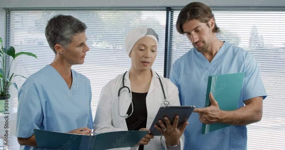 Medical professionals at work Medical professionals at work