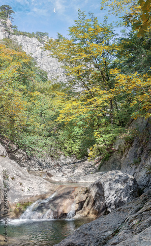 Great Crimean Canyon.  Youth Bath - Kara-gol in the Grand Canyon of Crimea, the village of Sokolinoye, Bakhchisarai district photo