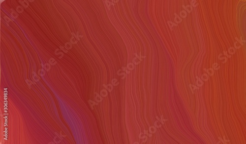 smooth swirl waves background illustration with firebrick, dark moderate pink and moderate red color