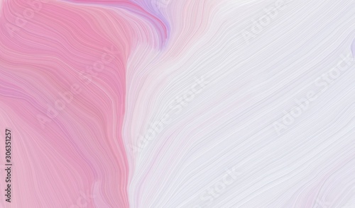 contemporary waves design with lavender, pastel magenta and thistle color