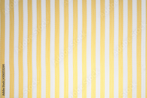 Tablecloth fabric with yellow and white lines (degraded light bulb). Home fabric.