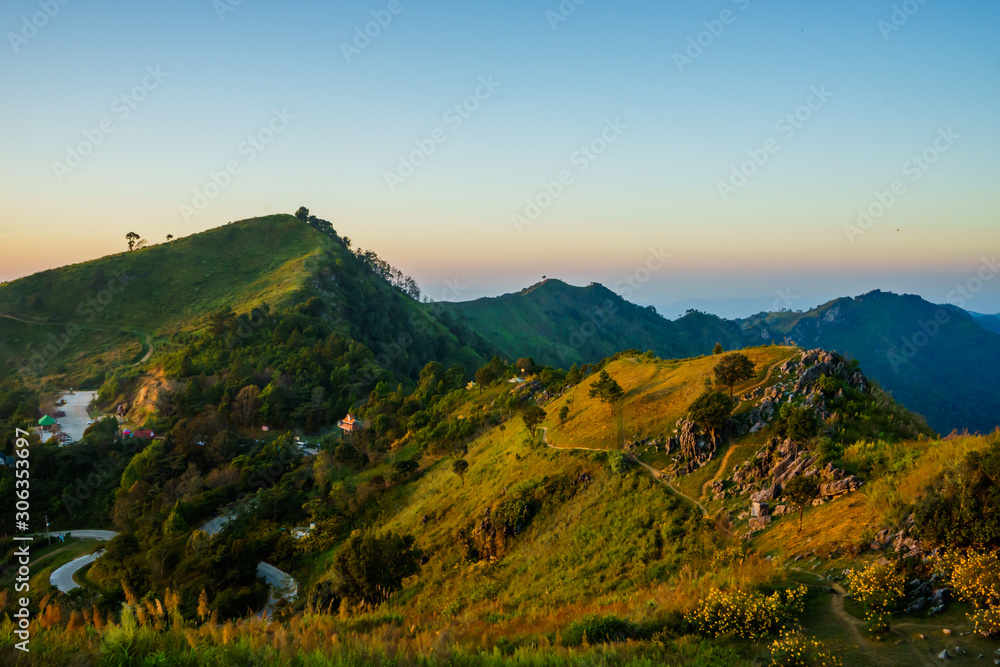 landscape in mountain