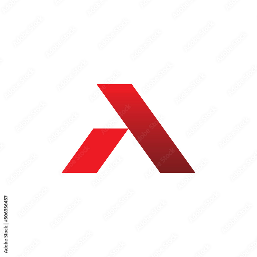 triangle font letter line logo design triangle font letter line logo design