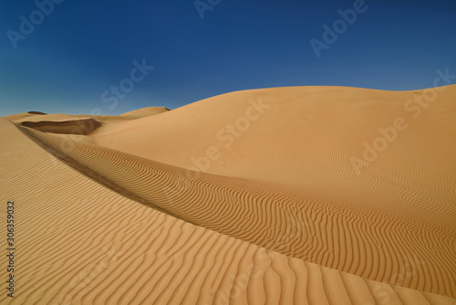 Oman desert landscape of desert