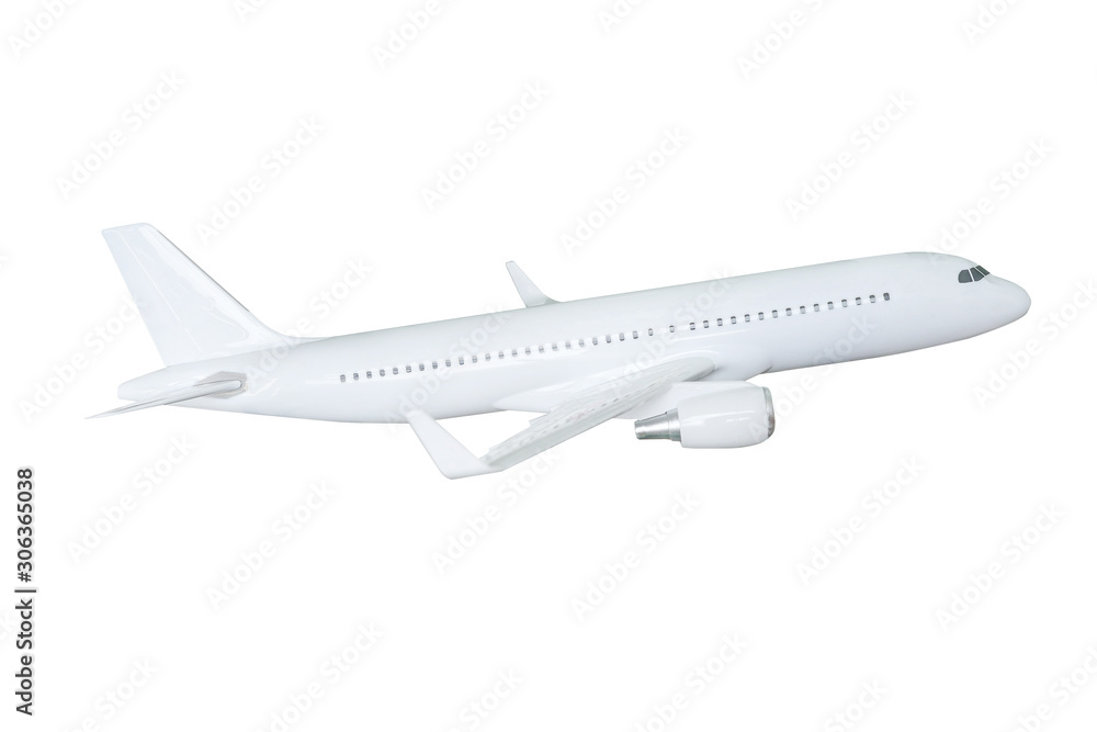 Airplane isolated on white background