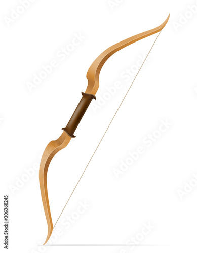 bow with arrows for shooting stock vector illustration