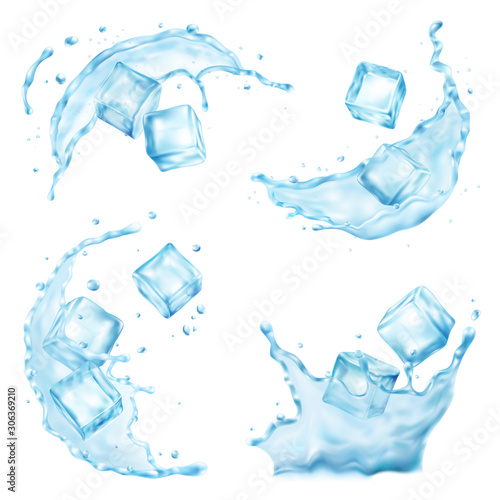 Ice Cubes Splash Set