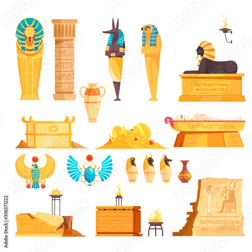 Egyptian Tombs Set