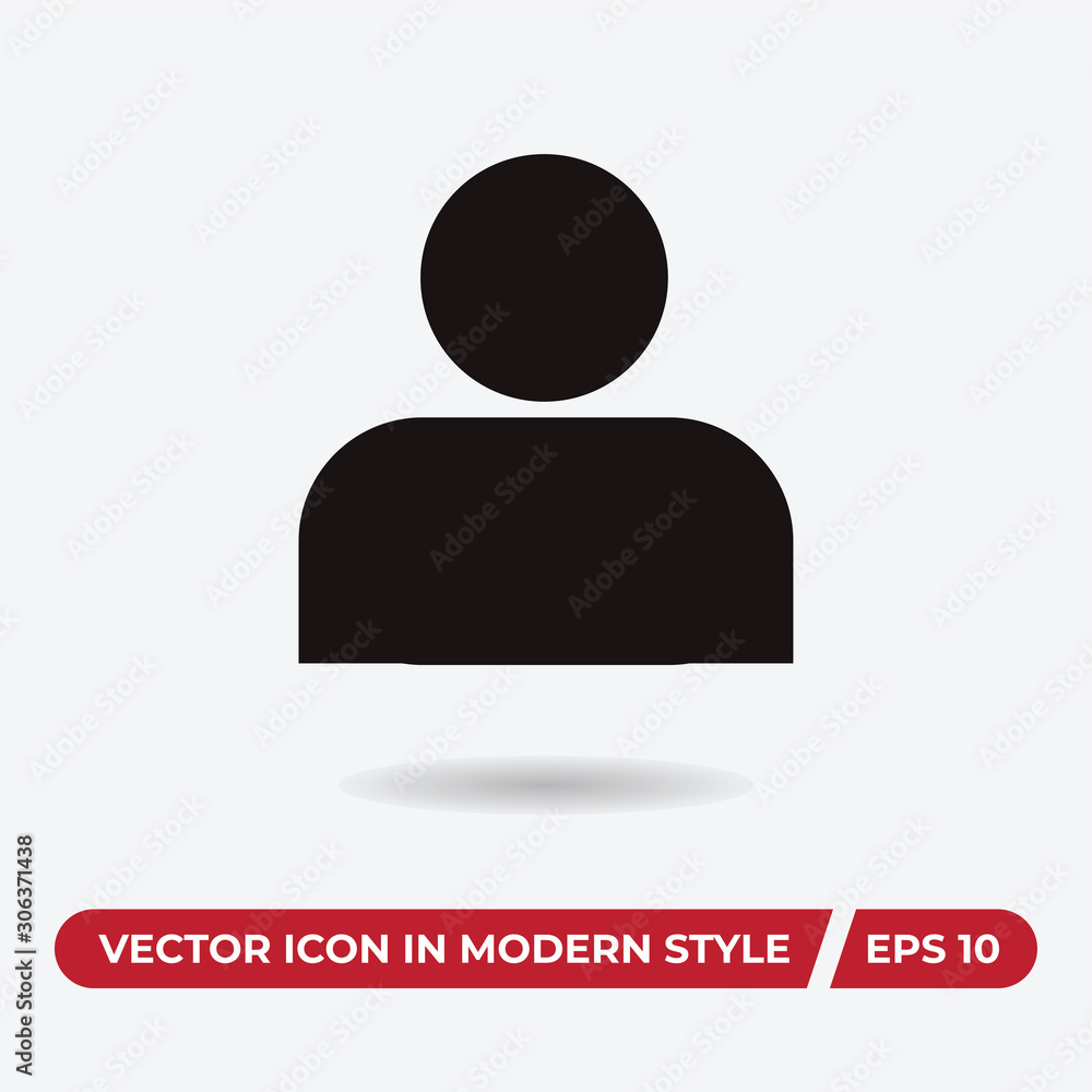 User vector icon, simple sign for web site and mobile app. User vector icon, simple sign for web site and mobile app.