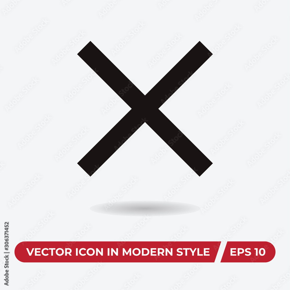 Cancel vector icon, simple sign for web site and mobile app. Cancel vector icon, simple sign for web site and mobile app.