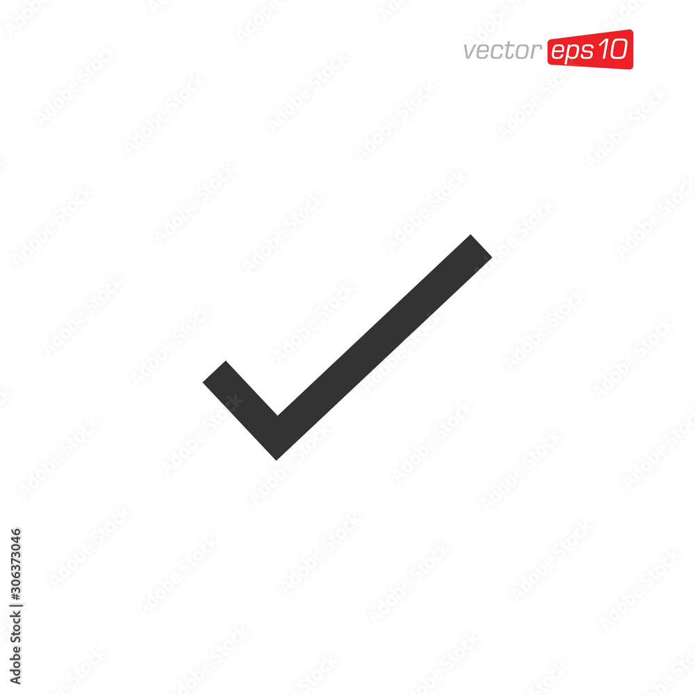 Check Mark Icon Design Vector Check Mark Icon Design Vector