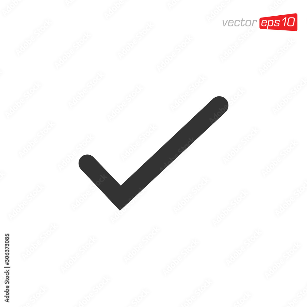 Check Mark Icon Design Vector Check Mark Icon Design Vector
