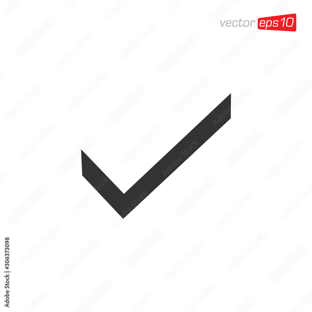 Check Mark Icon Design Vector Check Mark Icon Design Vector
