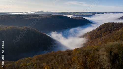 Nebel im Tal - Die Schwäbische Alb im Herbst