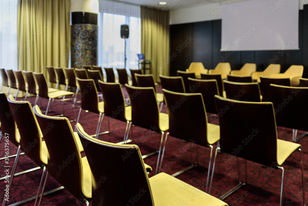 Fototapeta premium Empty conference hall