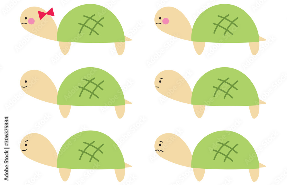 かわいい 亀 イラスト セット Vector De Stock Adobe Stock かわいい 亀 イラスト セット Vector De Stock Adobe Stock