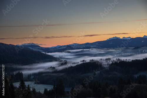 Morgennebel in der Zentralschweiz