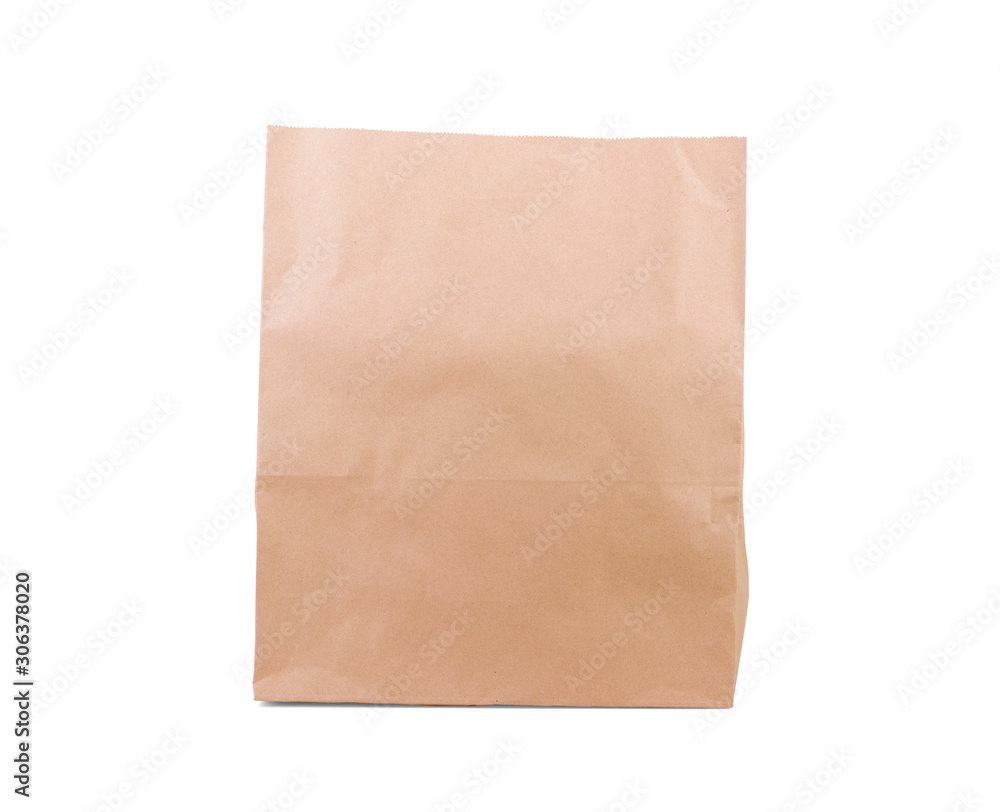 Paper bag isolated on white background Paper bag isolated on white background