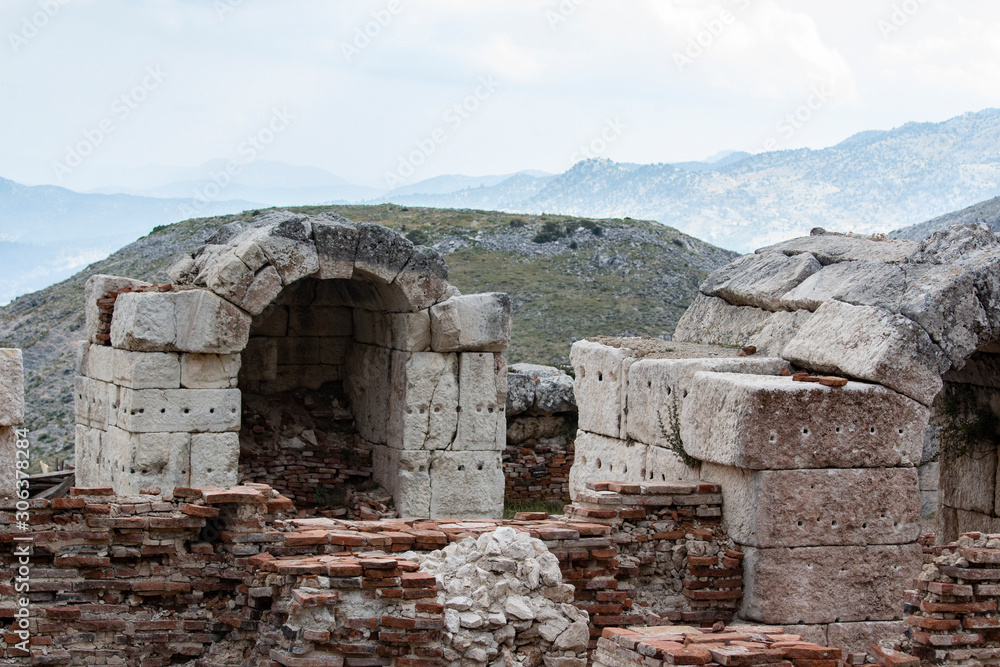 Sagalassos ruins is an archaeological site, Burdur, Turkey