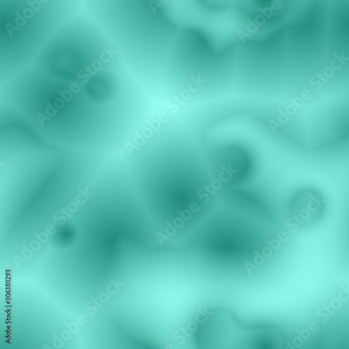 Generated microorganisms cells seamless background pattern. Colors: turquoise blue, robin egg blue, sea green, shamrock, aquamarine.