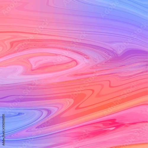Wave abstract background. Marbling  acylic paint texture