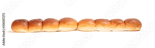 View of group small round bread