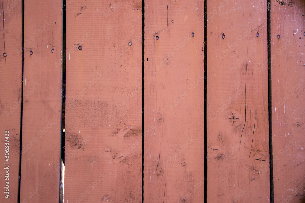 Interior Design - red wooden wall, old wooden board texture, grunge background Interior Design - red wooden wall, old wooden board texture, grunge background
