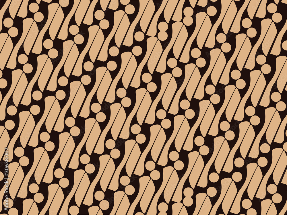 Batik Parang Jogja, Indonesian motif, Geometric ethnic pattern ...