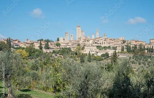 Historical city of San Gimignano in Sienna province in Tuscany area  Italy