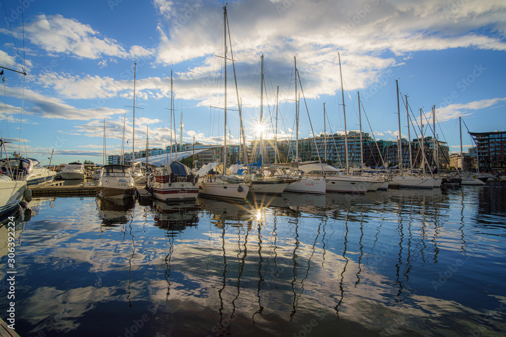 Fototapeta premium Hafen Oslo