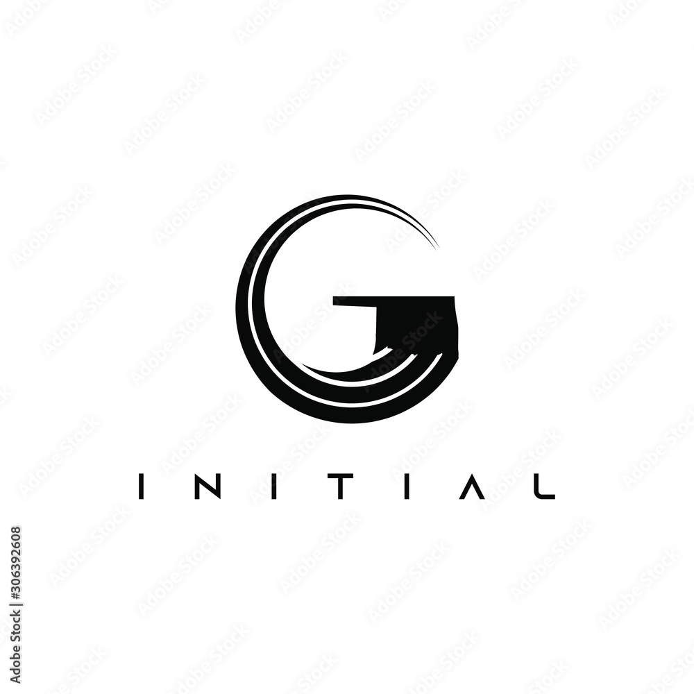 Logo design about initials G. Logo design about initials G.