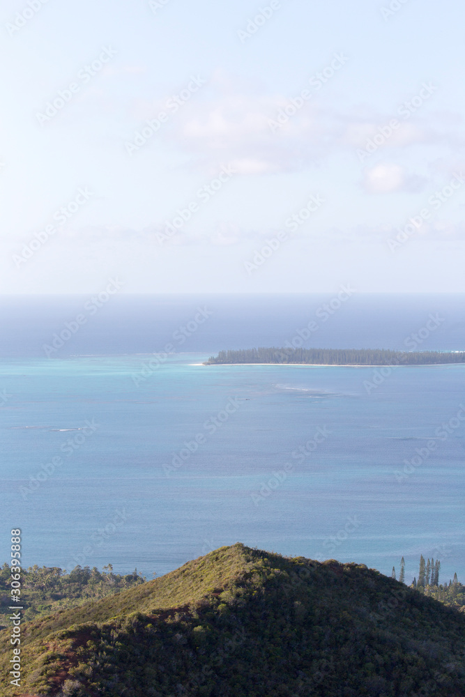 The coast view from ile des pins