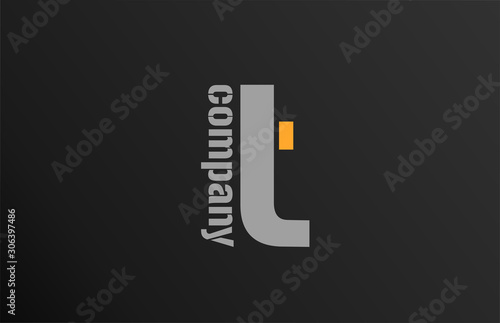 letter t alphabet icon logo shape for business company design