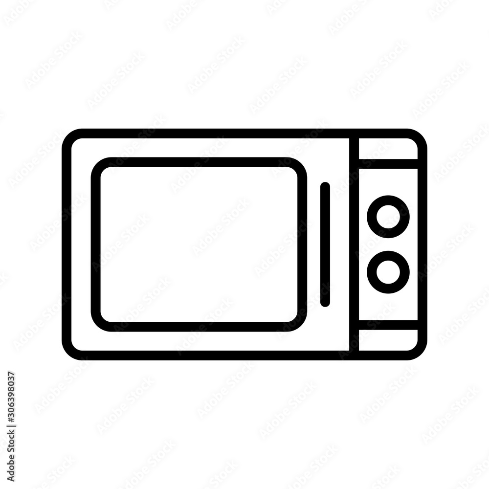 microwave - kitchen appliances icon vector design template microwave - kitchen appliances icon vector design template