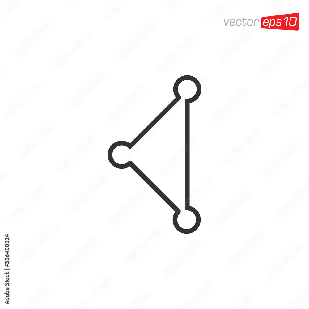 Connection Icon Design Vector Template Connection Icon Design Vector Template
