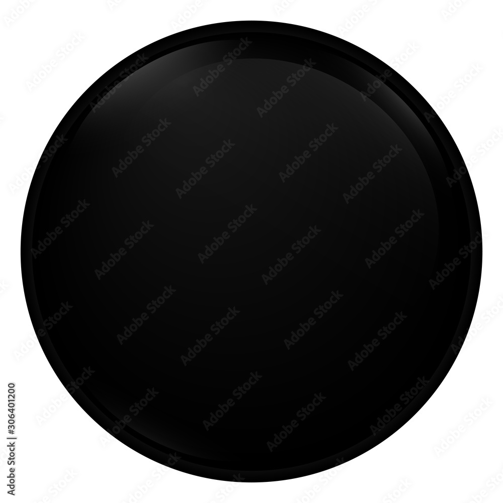 Isolated black circle. Black friday label - Vector illustration Isolated black circle. Black friday label - Vector illustration