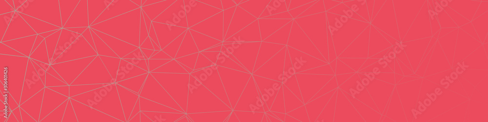 Fototapeta premium Color Abstract trianglify Generative Art background illustration