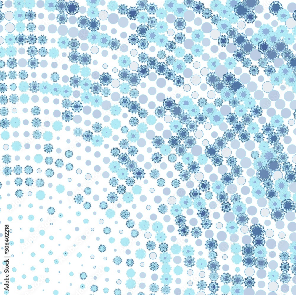 pattern with snowflake pattern with snowflake