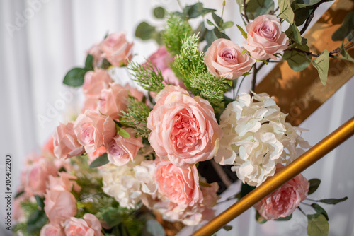 Beautiful  wedding flower background.