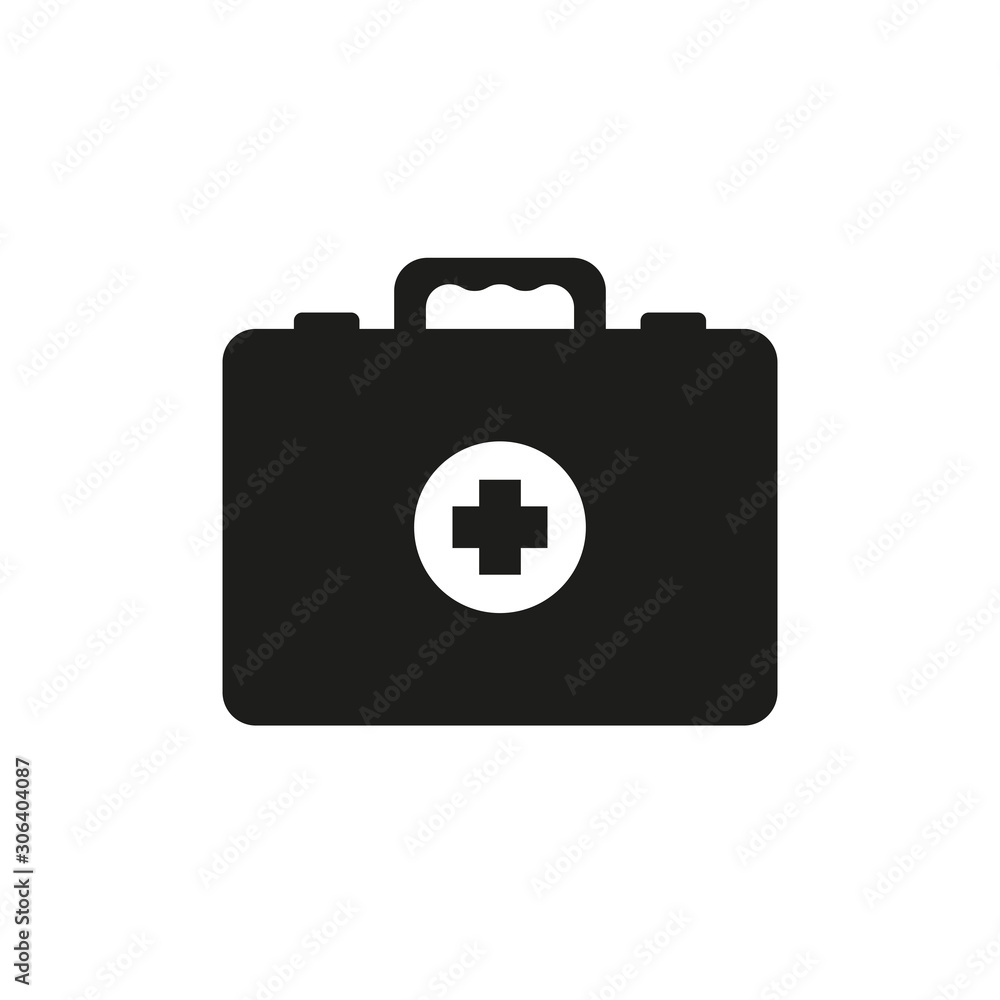 Medical suitcase icon. Simple vector illustration Medical suitcase icon. Simple vector illustration