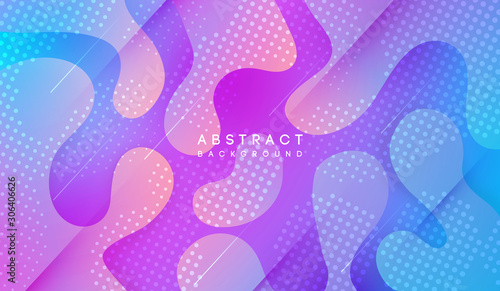 Moving colorful abstract background. Dynamic Effect. Vector Illustration. Design Template.