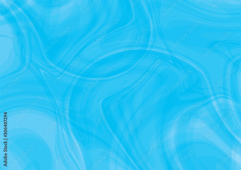 Abstract blue ripple projection for graphic design template. Vector illustration. 