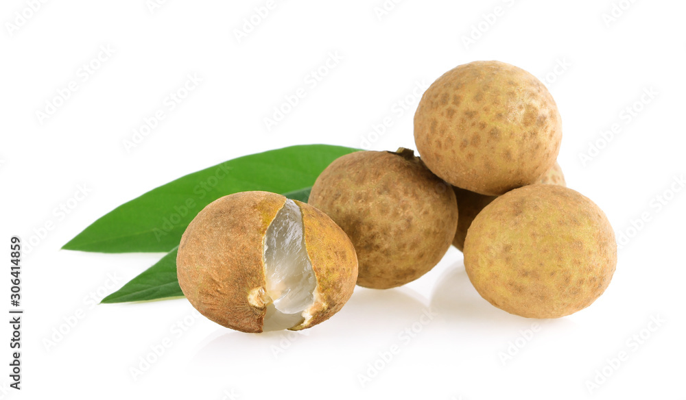 Longan. fresh asian longan isolated on white background Longan. fresh asian longan isolated on white background
