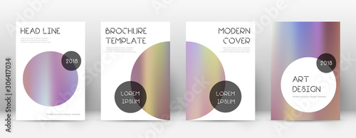 Slika na platnu Flyer layout. Trendy eminent template for Brochure