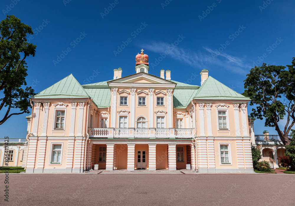 Obraz premium View from the courtyard of the Grand Menshikov Palace, Lomonosov, Leningrad region, Russia