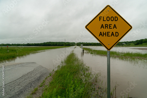 flood warning sign