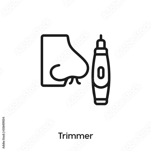 trimmer icon vector sign symbol