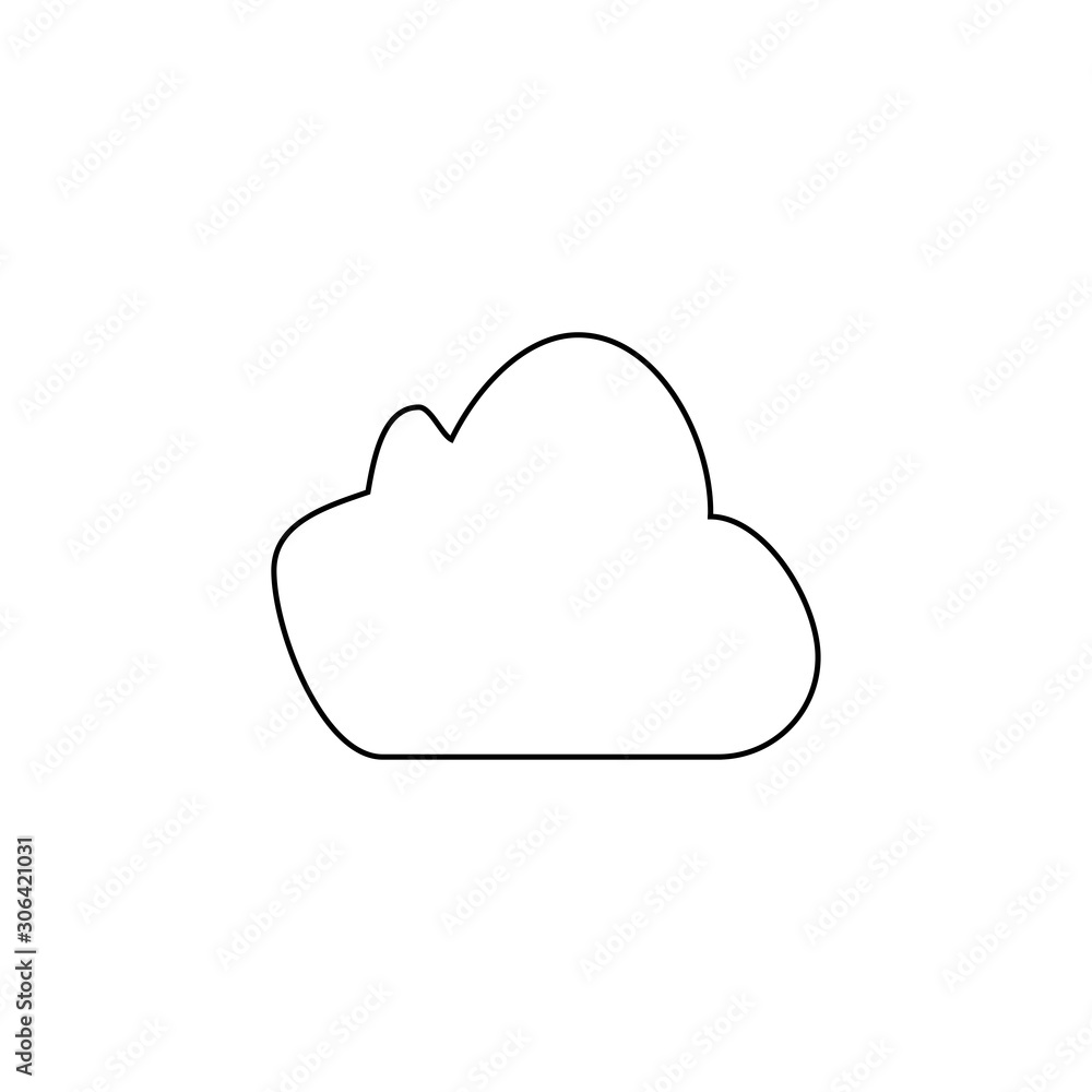 Cloud icon. Data safe symbol. Logo design element. Internet sign Cloud icon. Data safe symbol. Logo design element. Internet sign