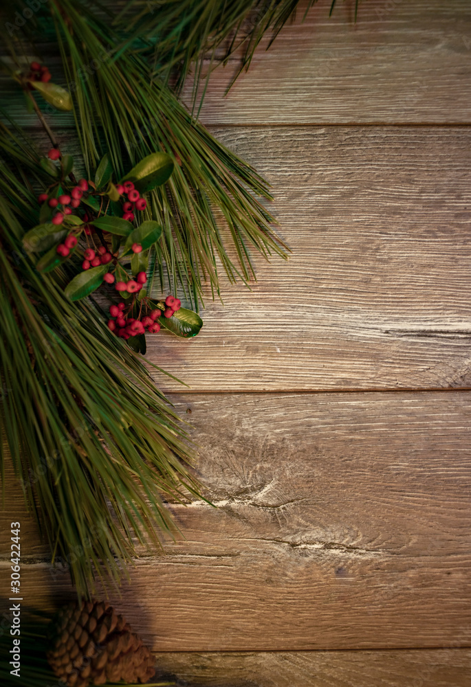 christmas tree on wooden background christmas tree on wooden background